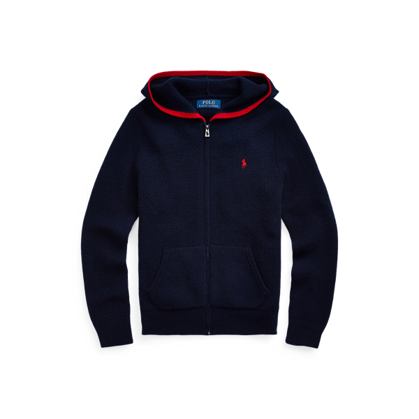 Cashmere Full-Zip Hoodie Boys 6-14 Years 1