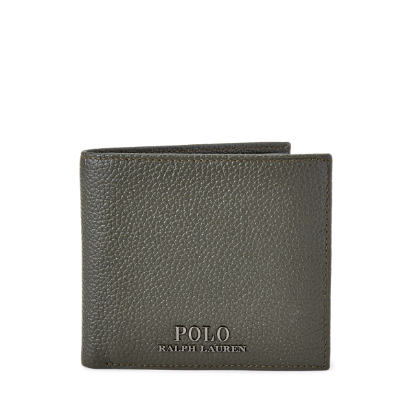 Pebbled Leather Billfold