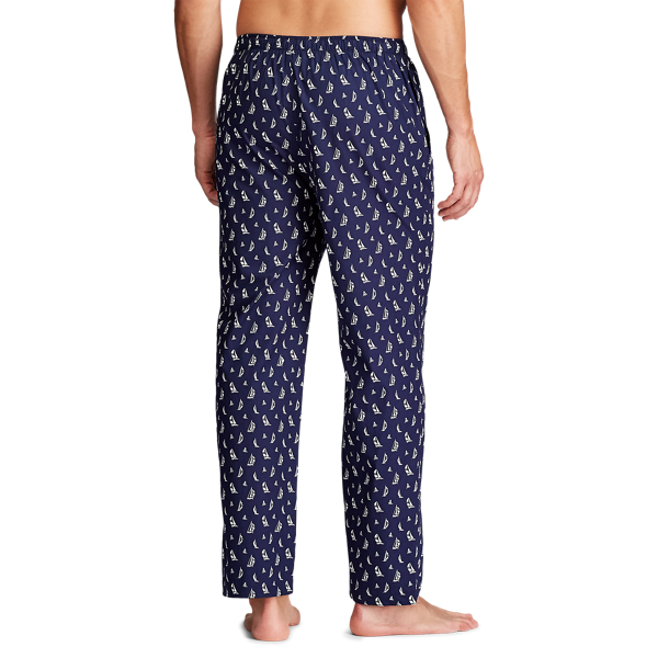 Navy Cotton Jersey Sleep Trouser Polo Ralph Lauren 3