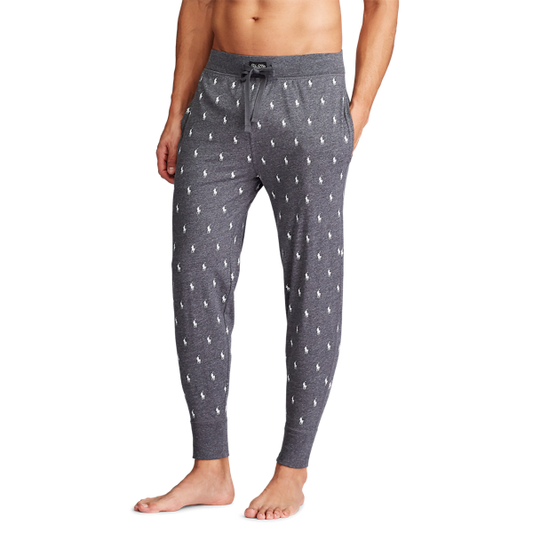 Charcoal Heather Aopp Allover Pony Cotton Jogger Polo Ralph Lauren 2