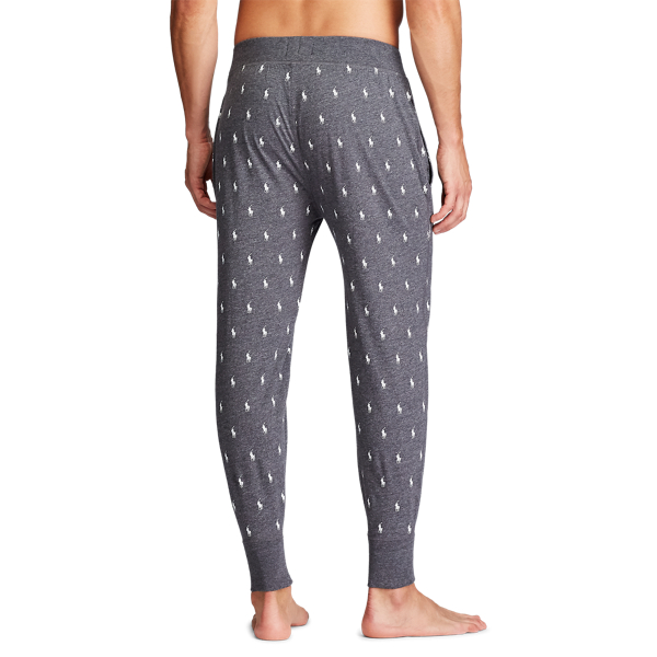 Charcoal Heather Aopp Allover Pony Cotton Jogger Polo Ralph Lauren 3