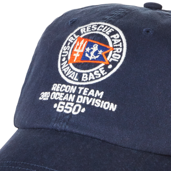 Newport Navy Nautical Chino Ball Cap Polo Ralph Lauren 3
