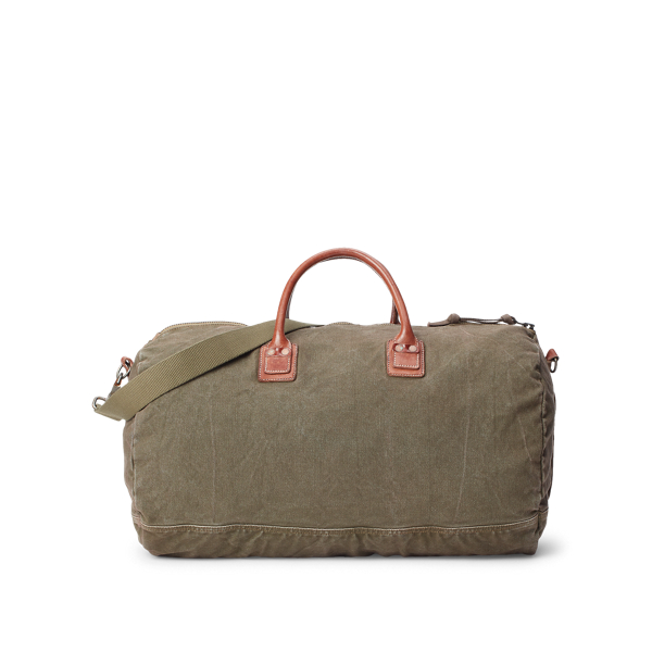Olive Canvas Military Duffle Polo Ralph Lauren 3