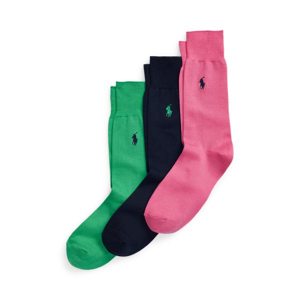 Mercerized Dress Sock 3-Pack Polo Ralph Lauren i 1