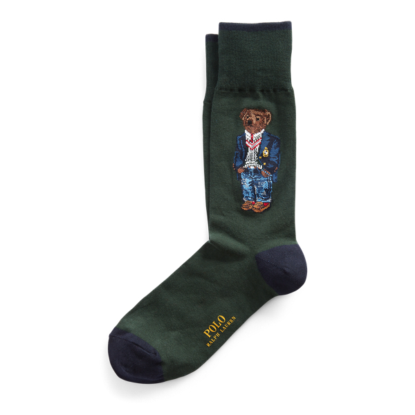 Polo Bear & Crest Dress Socks Polo Ralph Lauren en 1