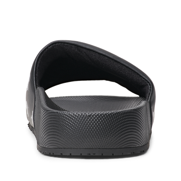 Black Cayson Pony Slide Sandal Polo Sport 3