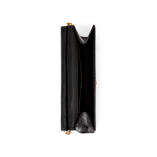 Black Leather Mini Clutch Lauren 5
