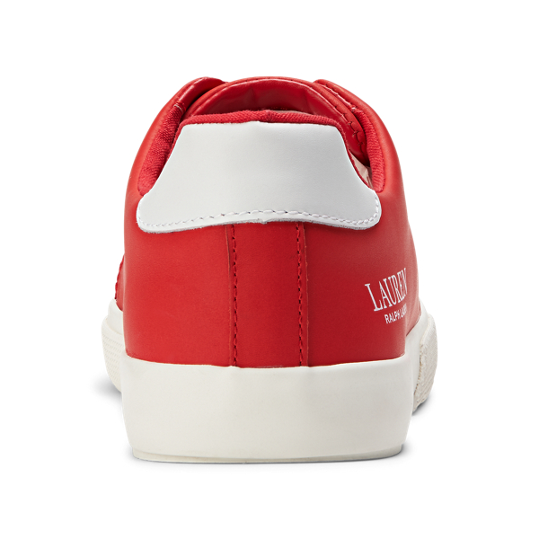 Sporting Red/White Joana Leather Trainer Lauren 3