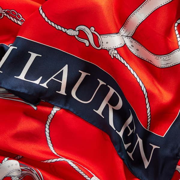 Dusk Orange Angelina Silk Scarf Lauren 3