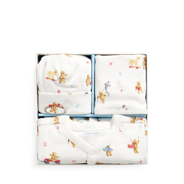Coverall, Hat & Bib Gift Set Baby Boy 1