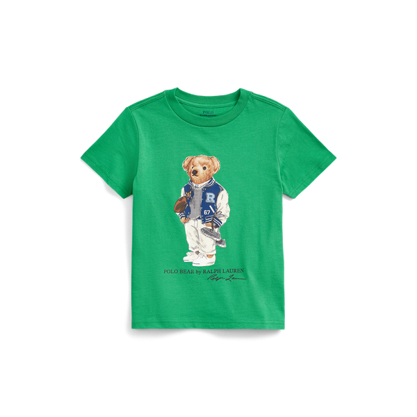 Football Bear Cotton Tee Boys 1.5-6 Years 1