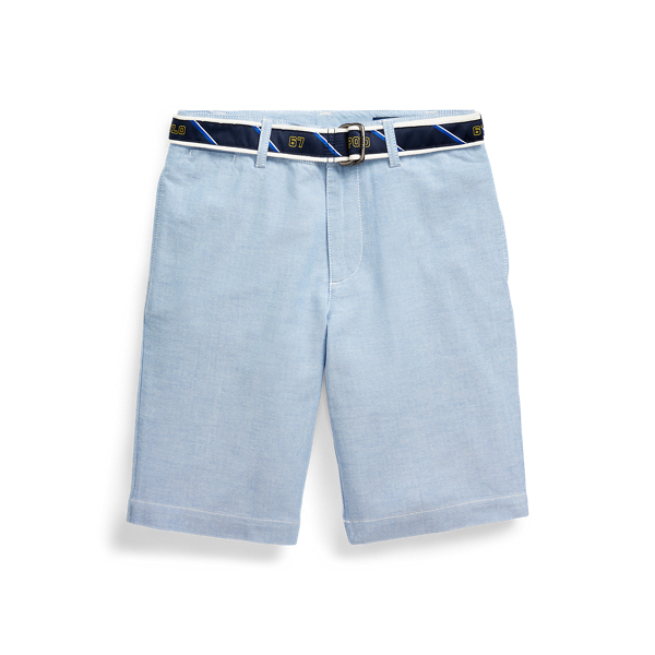 Slim Fit Belted Oxford Short Boys 6-14 Years 1