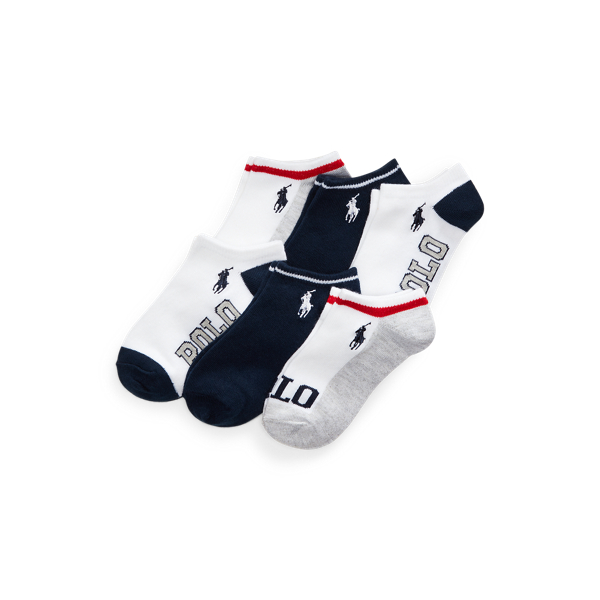 6&nbsp;paires de chaussettes basses BOYS 6-14 YEARS en 1