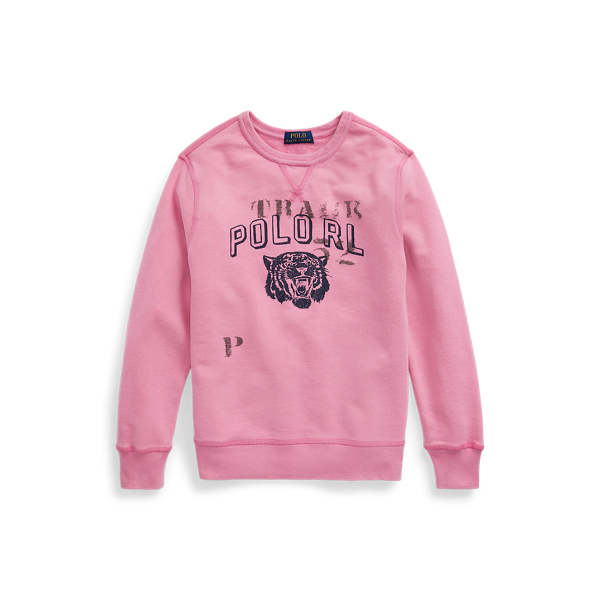 Cotton French Terry Sweatshirt Boys 6-14 Years em 1