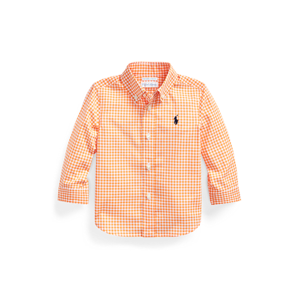 Gingham Cotton Poplin Shirt Baby Boy 1