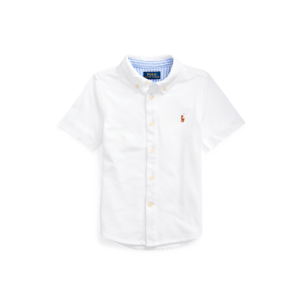 Knit Cotton Oxford Shirt Boys 1.5-6 Years 1