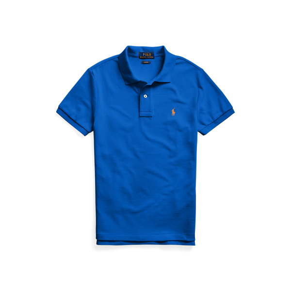 Slim Fit Cotton Mesh Polo Boys 6-14 Years 1