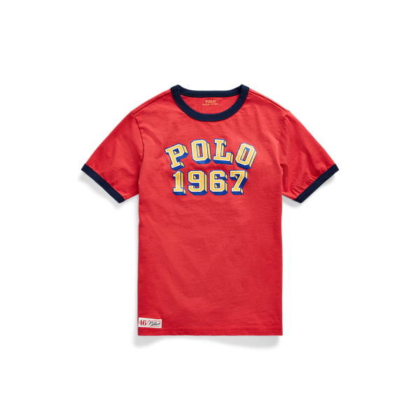 Cotton Jersey Graphic Tee Boys 6-14 Years em 1