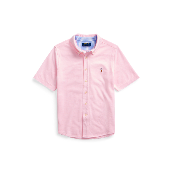 Knit Cotton Oxford Shirt Boys 6-14 Years in 1