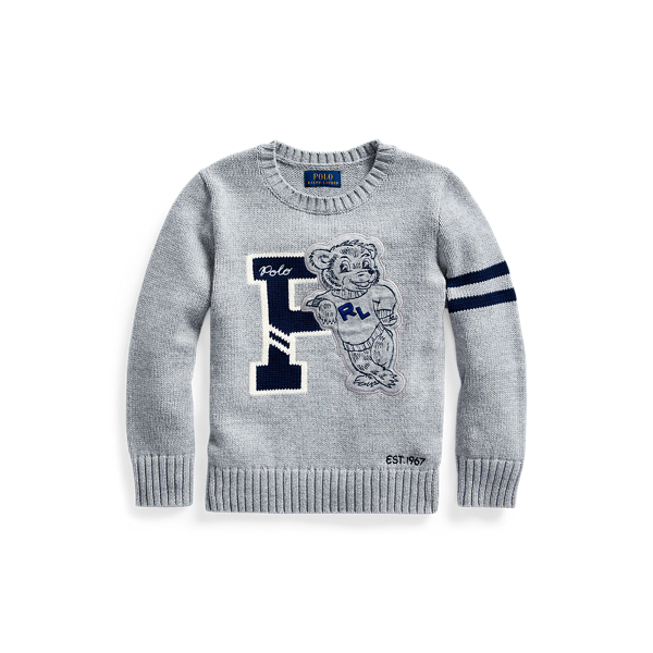 Polo Bear Cotton Sweater Boys 1.5-6 Years in 1