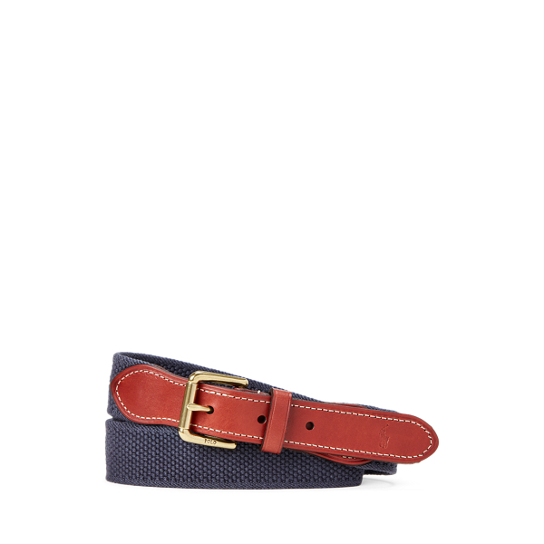 Cintura in cotone e pelle Boys in 1