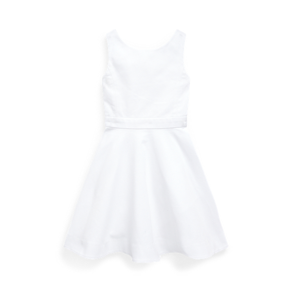 Abito in cotone stretch con incrocio Girls 1.5-6.5 Years in 1