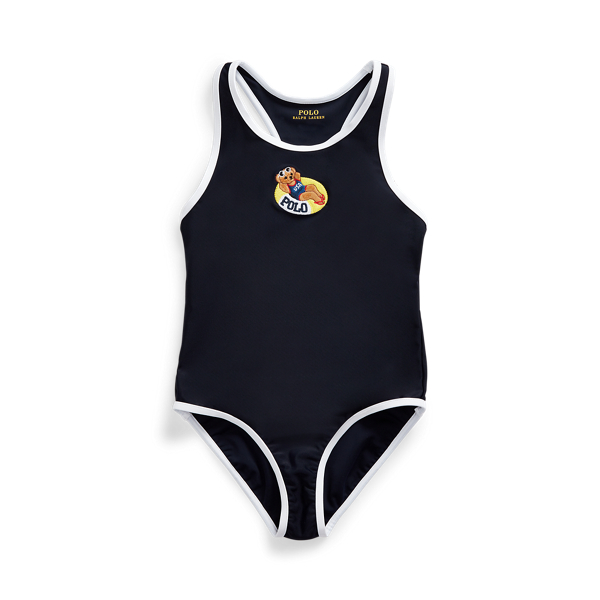 Swim Bear One-Piece Swimsuit Girls 1.5-6.5 Years 1