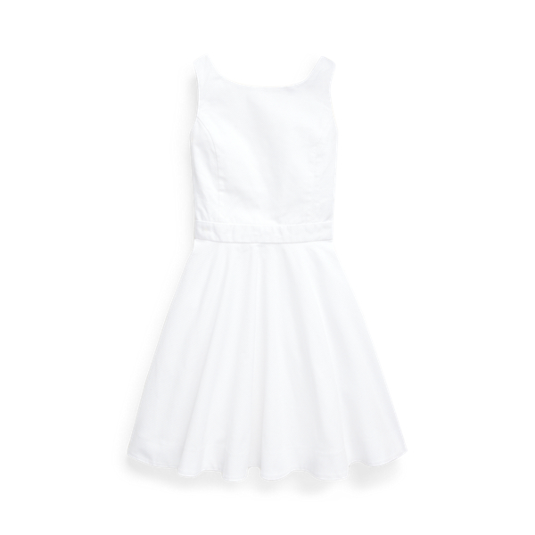 Crossback Stretch Cotton Dress Girls 7-14 Years 1