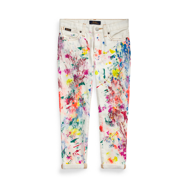 RALPH LAUREN GIRLS hot GRAFFITI JEANS ASTOR SLIM BOYFRIEND (YOUTH)