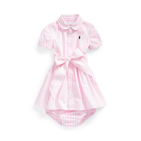 Bengal-Stripe Dress & Bloomer Baby Girl 1