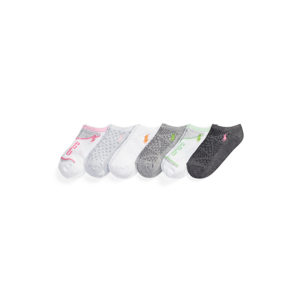 Logo Ankle Sock 6-Pack Girls 1.5-6.5 Years 1