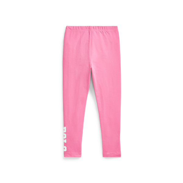 Baja Pink Polo Stretch Jersey Legging Girls 1.5-6.5 Years 2
