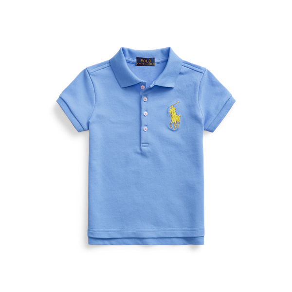 Big Pony Stretch Mesh Polo fur Madchen Ralph Lauren DE