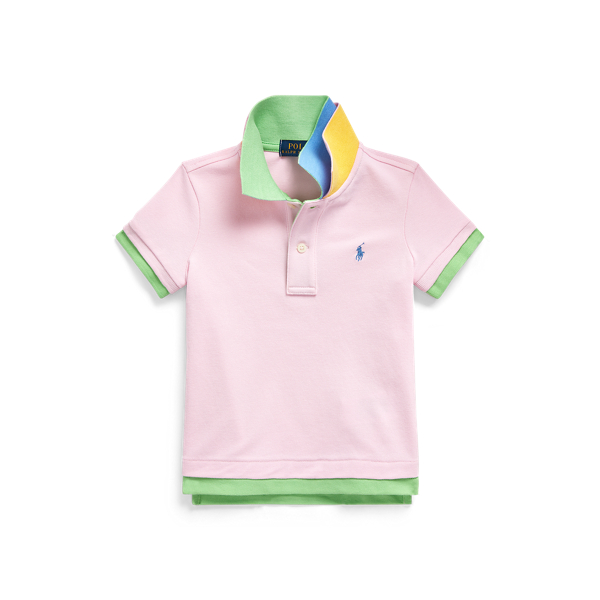 Polo en piqu&eacute; stretch Girls 1.5-6.5 Years en 1