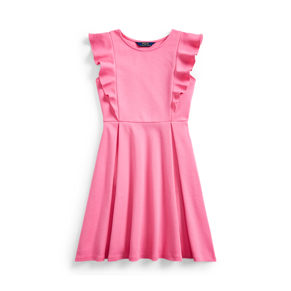 Ruffled Stretch Ponte Dress Girls 7-14 Years 1
