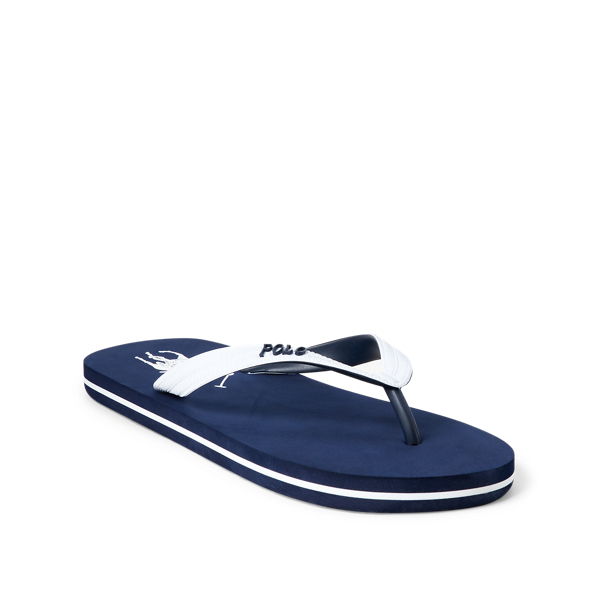Navy/White Whitlebury II Flip-Flop Polo Ralph Lauren 2