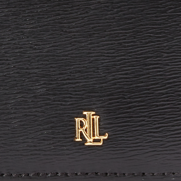 Black Saffiano Slim Leather Wallet Lauren 4