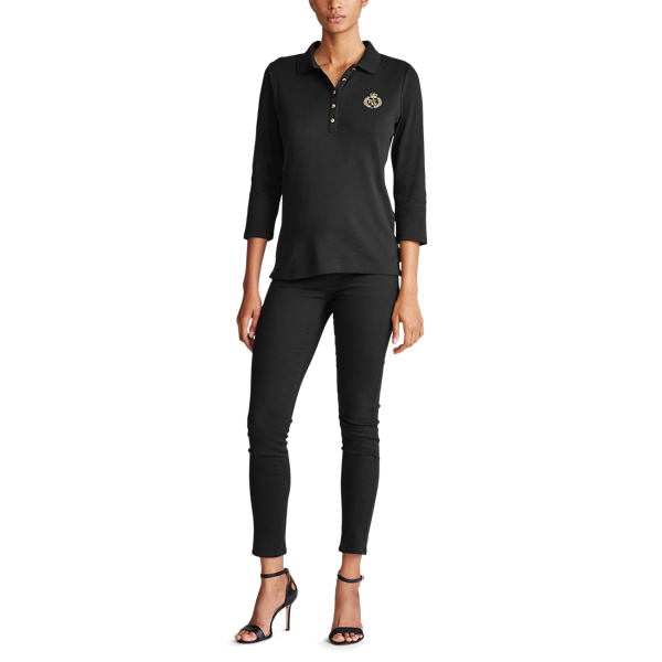Bullion-Patch Polo Shirts Lauren 2