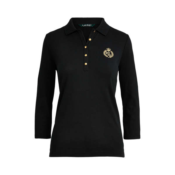 Bullion-Patch Polo Shirts Lauren 1