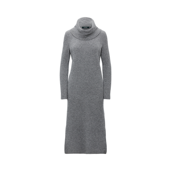 Wool-Cashmere Turtleneck Dress
