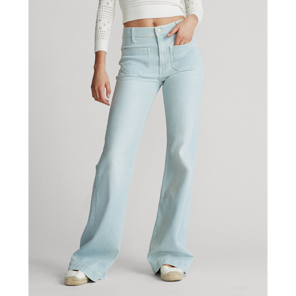 Light Indigo Fionna Wide-Leg Jeans Polo Ralph Lauren 4