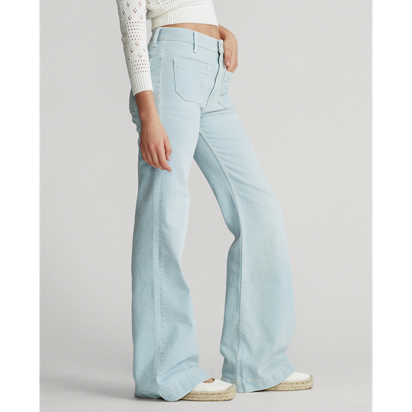 Light Indigo Fionna Wide-Leg Jeans Polo Ralph Lauren 5