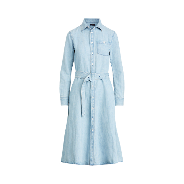 Denim-Hemdkleid mit G&uuml;rtel Polo Ralph Lauren in 1