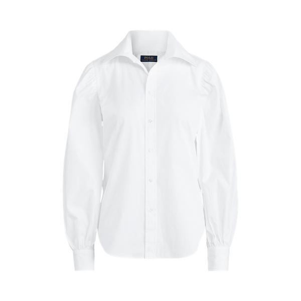 Oversize Cotton Broadcloth Shirt Polo Ralph Lauren in 1