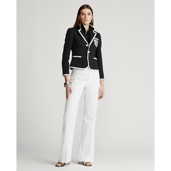 Black Crest French Terry Blazer Polo Ralph Lauren 4