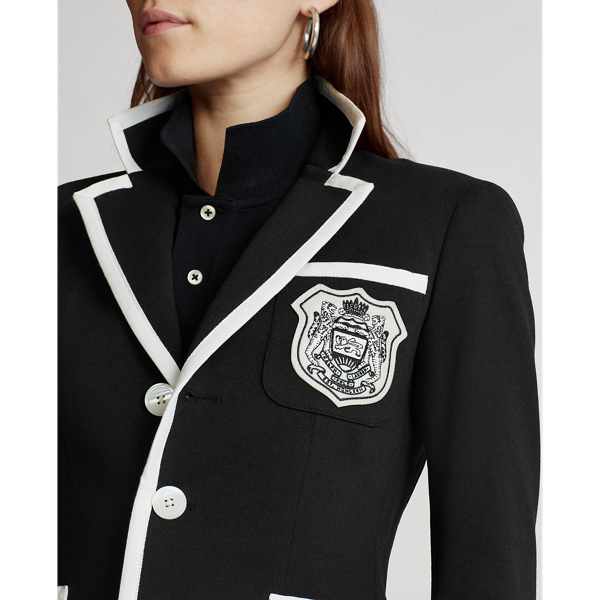 Black Crest French Terry Blazer Polo Ralph Lauren 6