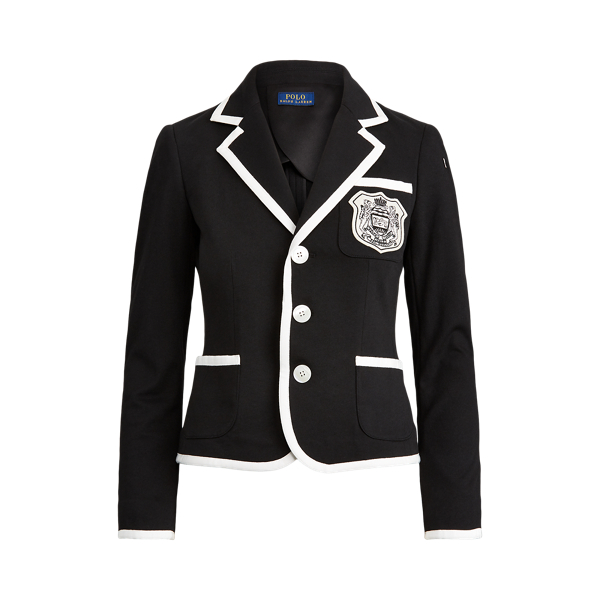 Black Crest French Terry Blazer Polo Ralph Lauren 2