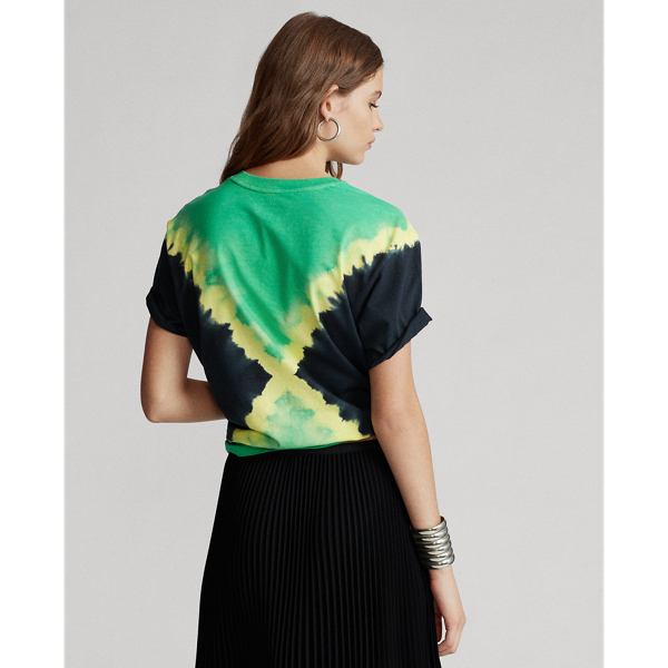 Stem/Polo Black Multi Big Fit Tie-Dye T-Shirt Polo Ralph Lauren 4