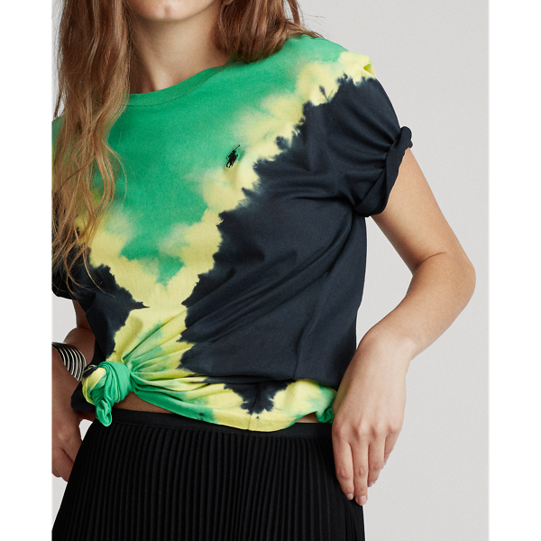 Stem/Polo Black Multi Big Fit Tie-Dye T-Shirt Polo Ralph Lauren 5