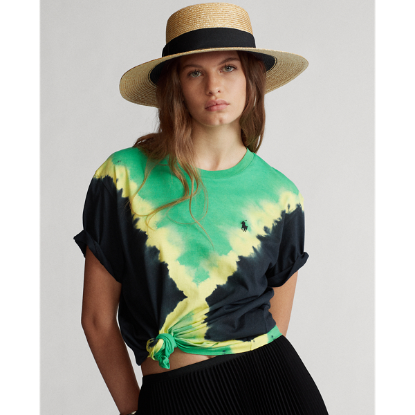 Stem/Polo Black Multi Big Fit Tie-Dye T-Shirt Polo Ralph Lauren 6